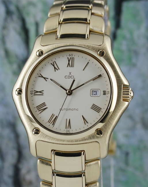 (image for) EBEL 1911 18K SOLID YELLOW GOLD AUTOMATIC WATCH / 893902